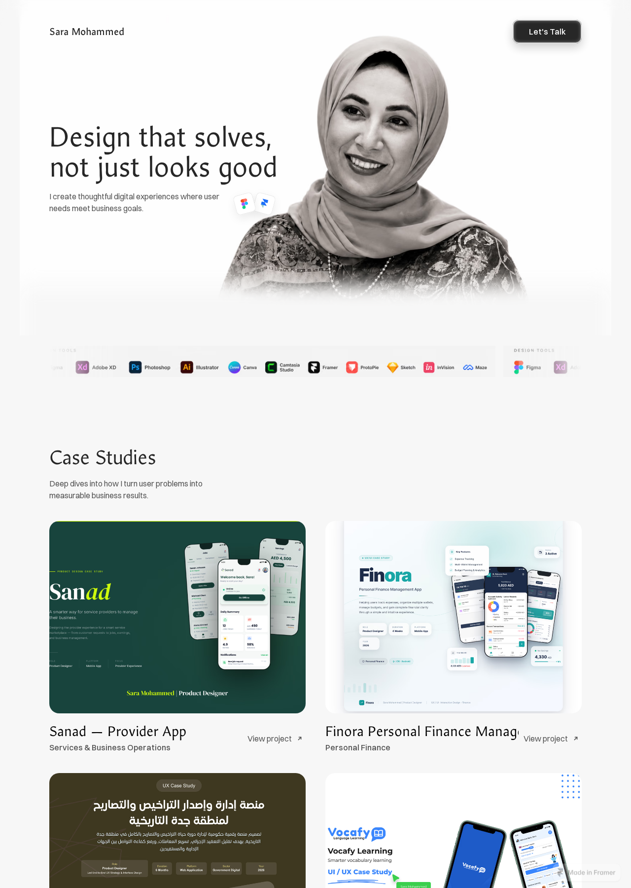 Product Designer Portfolio