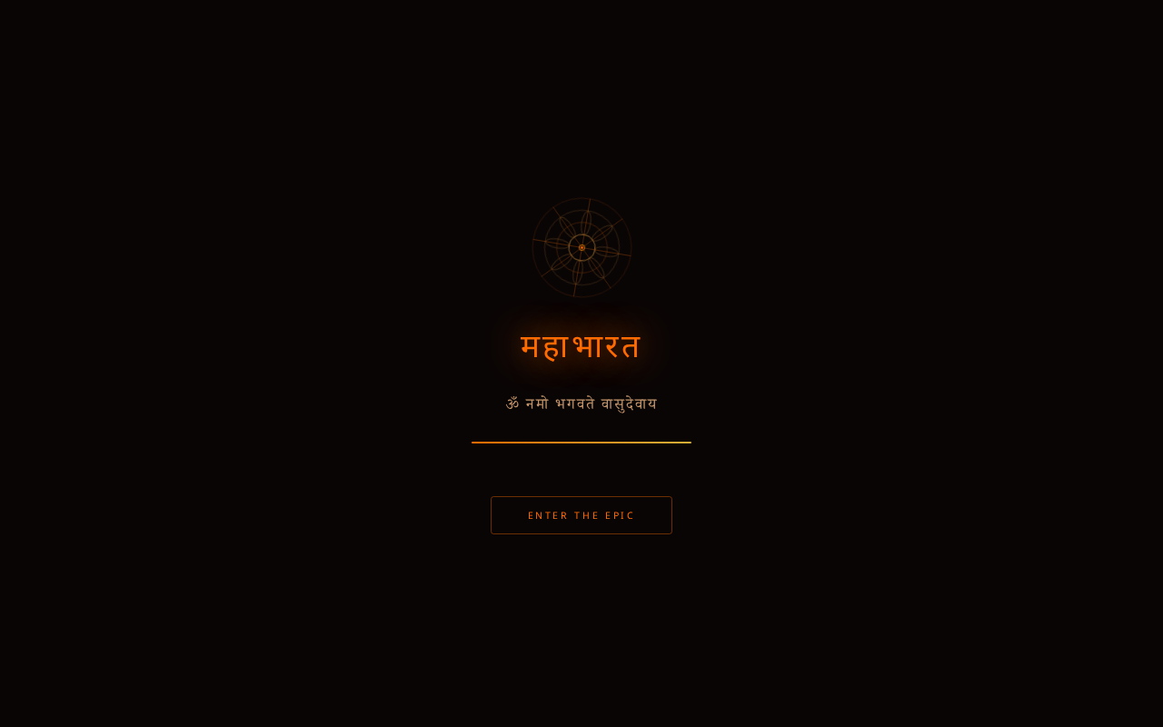 Mahabharata Story Experience