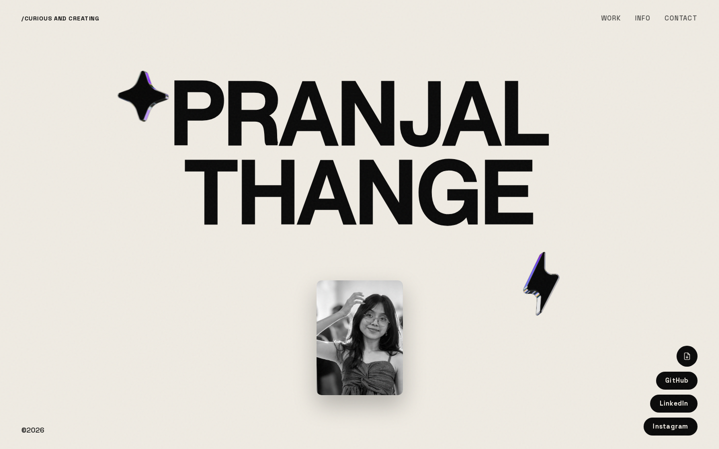 Bold Personal Portfolio