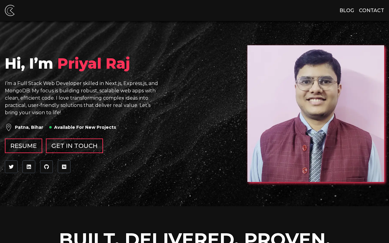 Starter Developer Portfolio