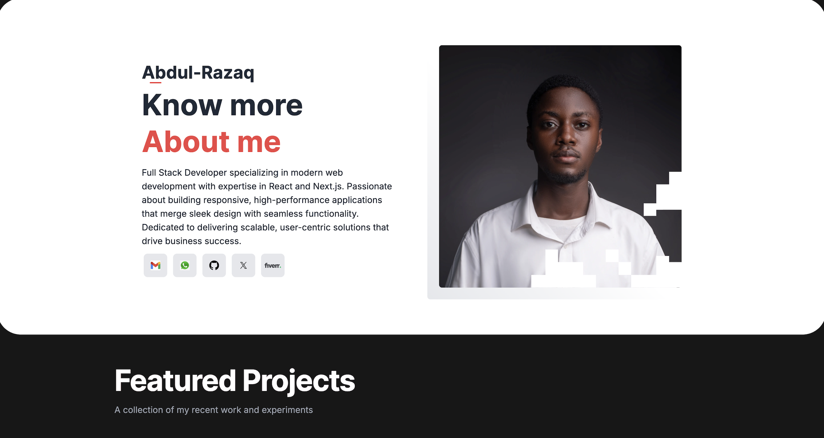 Developer Portfolio