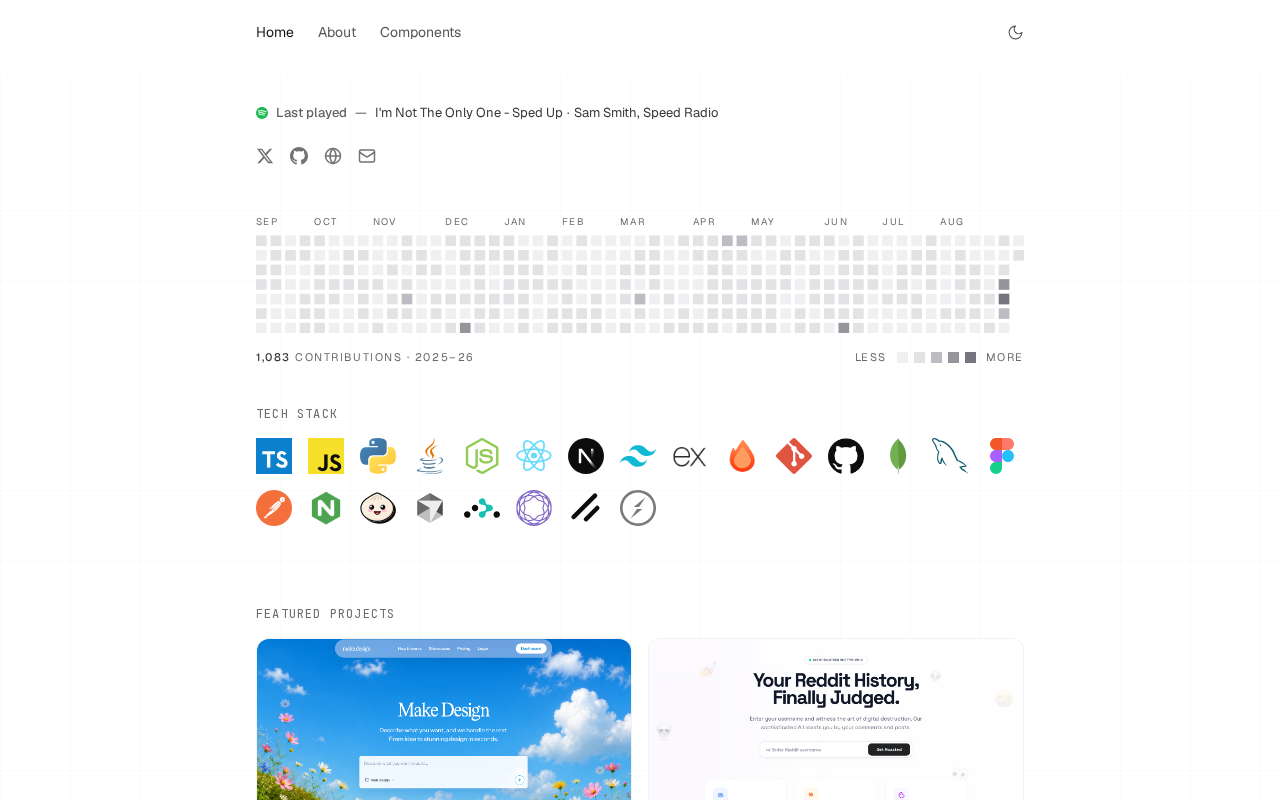 Interactive Developer Portfolio