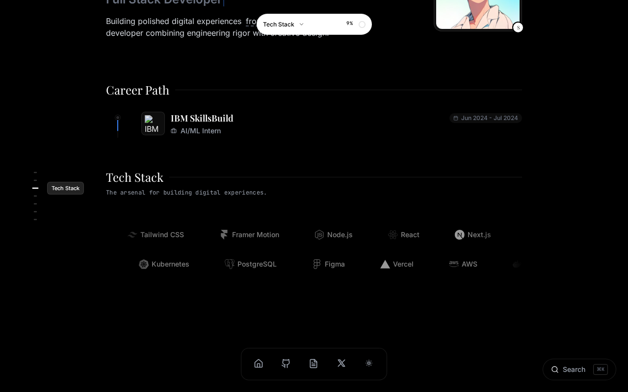 Clean Developer Portfolio